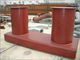 Tùy chỉnh Cast Iron Mooring Cleats Ballards Single / Double / Cross Dock Dock nhà cung cấp