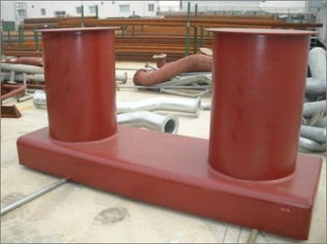 Hiệu suất cao tùy chỉnh Cast Iron Mooring Cleats Ballards đơn / đôi / Cross Dock Bollards nhà cung cấp