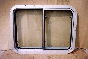 Cửa sổ hàng hải hình chữ nhật tùy chỉnh bằng bu-lông / hàn / Cửa sổ hợp kim nhôm tàu biển